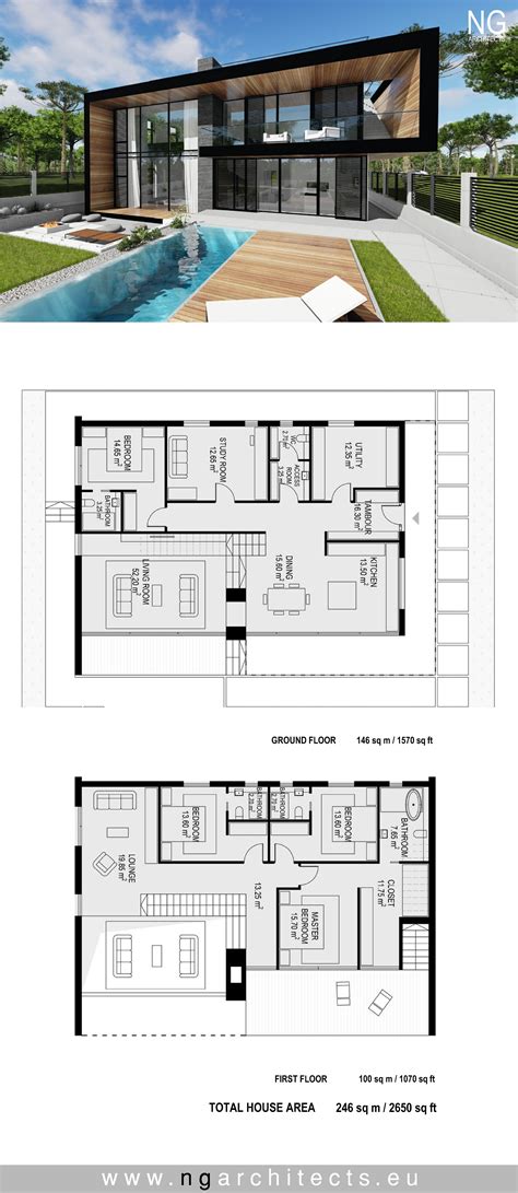 Modern Villa Floor Plan Design - Image to u