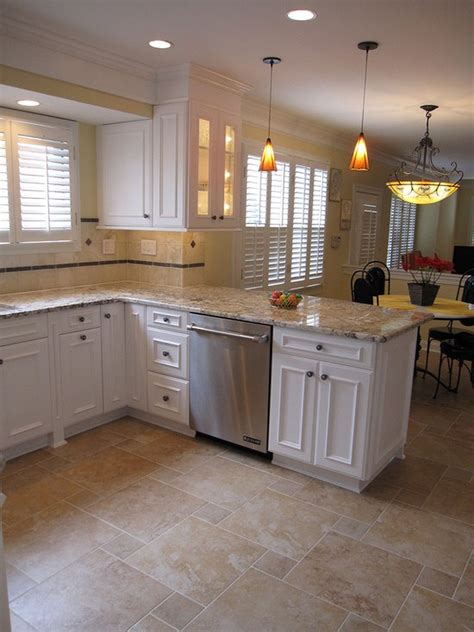 11++ Trends For White Kitchen Cabinets With Beige Tile Floor