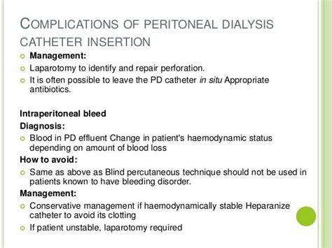 Peritoneal dialysis catheter