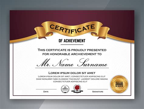 Multipurpose Professional Certificate Template Design. Vector il 234730 Vector Art at Vecteezy