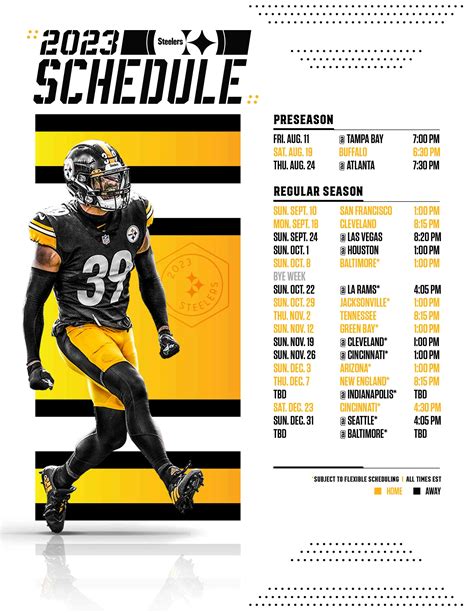 Terence Sutton Berita: Steelers Schedule 2023 To 2024