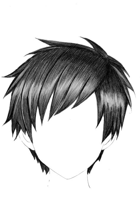 Drawing Anime Boy Hair Realistic Anime Hair Drawing | Images and Photos finder