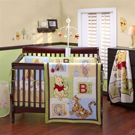 Pooh Bear Crib Bedding : Disney Winnie the Pooh Peeking Pooh 7 Piece Nursery Crib ... - Shop for ...