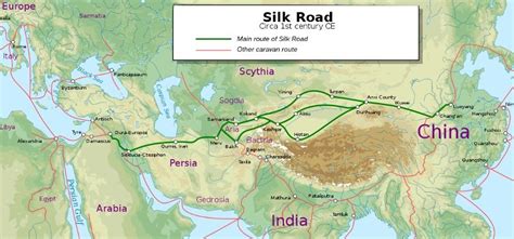 The Silk Road: Map and Summary of the Trade Route