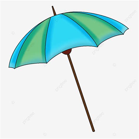 Beach Umbrella Clipart Transparent PNG Hd, Blue Beach Umbrella Clip Art, Beach Umbrella Clipart ...