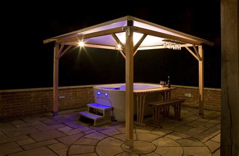 Wooden Hot Tub Gazebo - Design Ideas