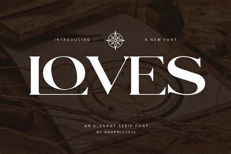 Loves Elegant Serif Font - Design Cuts