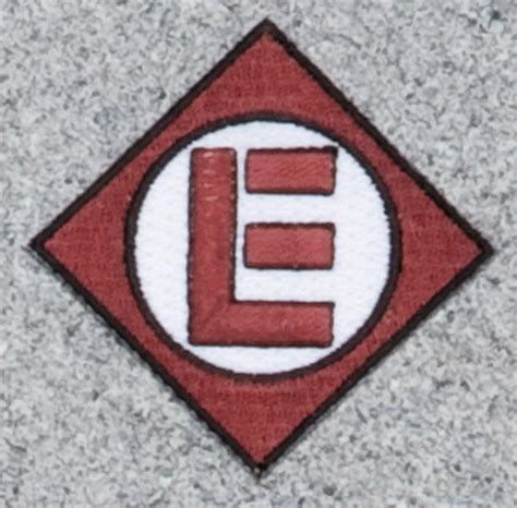 Erie Lackawanna - Brown Railroad Logo Patch - Schrader's Railroad Catalog