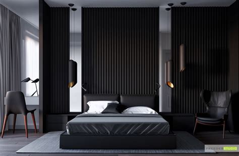 25 Beautiful Examples Of Bedroom Accent Walls That Use Slats To Look AwesomeInterior Design Ideas.