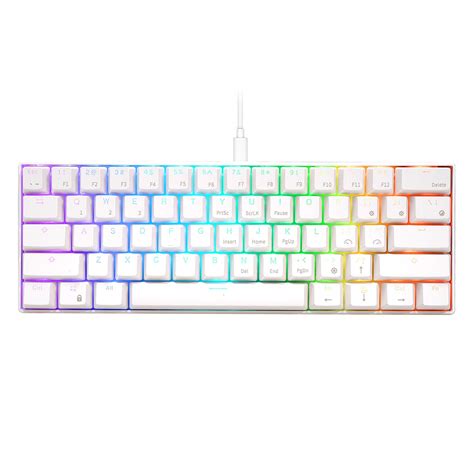 ROYAL KLUDGE RK61 | Dual Mode | RGB KEYBOARD | WHITE - Vibe Gaming