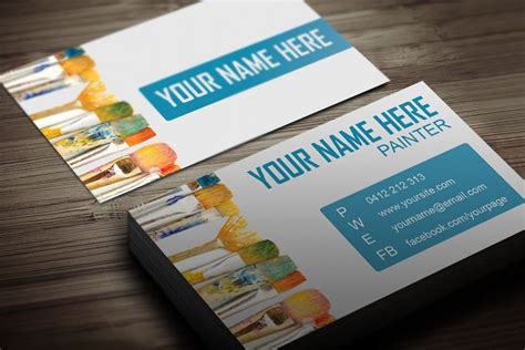 Painting Business Card Templates Free