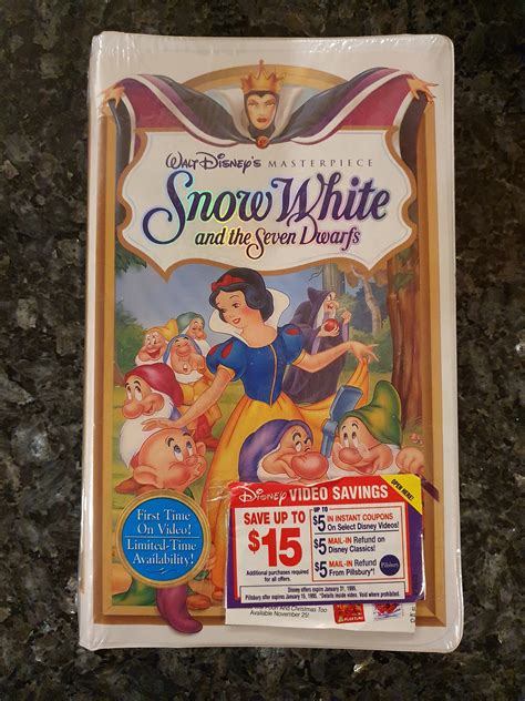 Vintage Walt Disney Vhs Tape Snow White And The Seven Dwarfs Snow White | The Best Porn Website