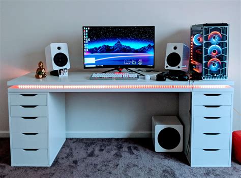 Custom Ikea Gaming Desk / Ikea Gamer Desk Build Youtube / Not much to say here except, to be ...