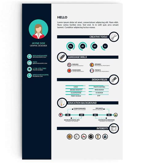 15 Infographic Resume Templates Examples Amp Builder - Riset