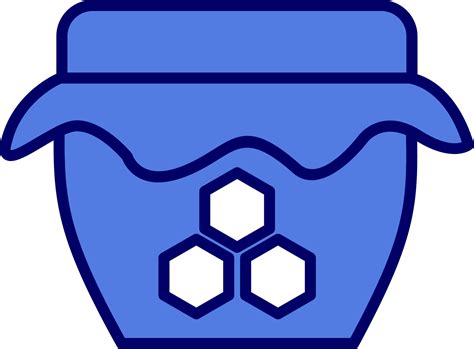 Honey jar Vector Icon 19791510 Vector Art at Vecteezy