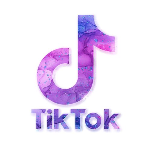 Tiktok Aesthetic Logo Blue - ' aesthetic tiktok logo pink purple sticker' sticker by strange print.