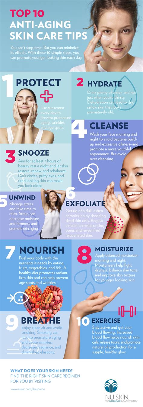 10 Anti-Aging Skincare Tips You Must Know- Infographic | LifeCellSkin