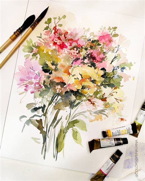 Gorgeous Floral Watercolour Paintings That Will Inspire You - Watercolour Workshop