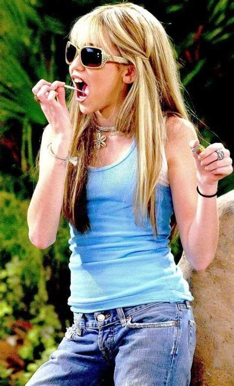 Miley Cyrus. As Hannah Montana in Hannah Montana. Season 1, Episode 2 "Miley, Get Your Gum ...