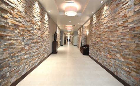 Interior Stacked Stone Veneer Wall Panels | Stone Wall Paneling