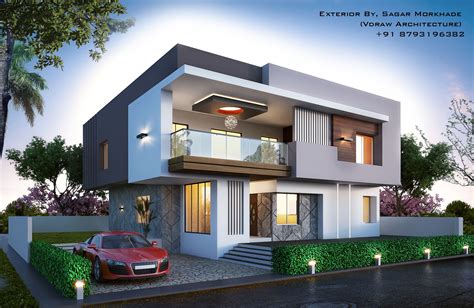 Bungalow Exterior Modern Villa Design – BESTHOMISH