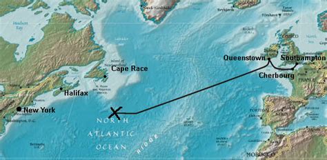 Here's Exactly Where The Titanic Sunk (On A Map)