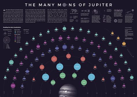 The Many Moons Of Jupiter Horizontal Educational Infographic Example - Venngage Infographic Examples