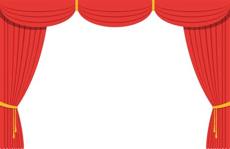 rideau de théâtre clipart conception illustration 9399512 PNG