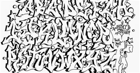 GRAFFITY BEST ART: alphabet graffiti stencils