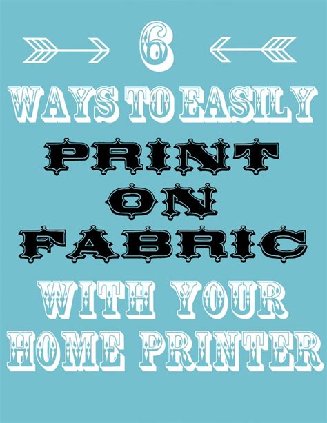 How to Print on Fabric - Freezer Paper Method - The Graphics Fairy