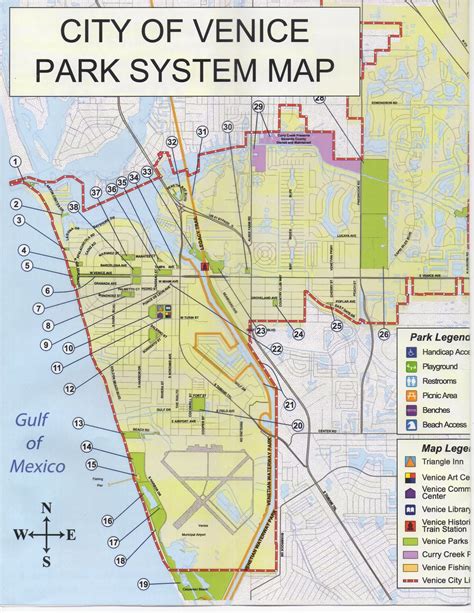 Map of Public Parks & Trails in Venice, Florida. | Favorite Places & Spaces | Pinterest | Venice ...