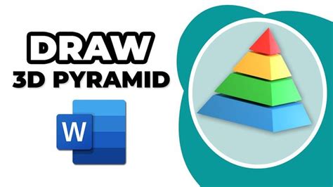 the logo for draw 3d pyramid