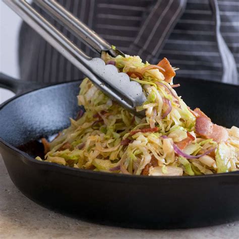 Sautéed Cabbage and Bacon Recipe | Food & Wine