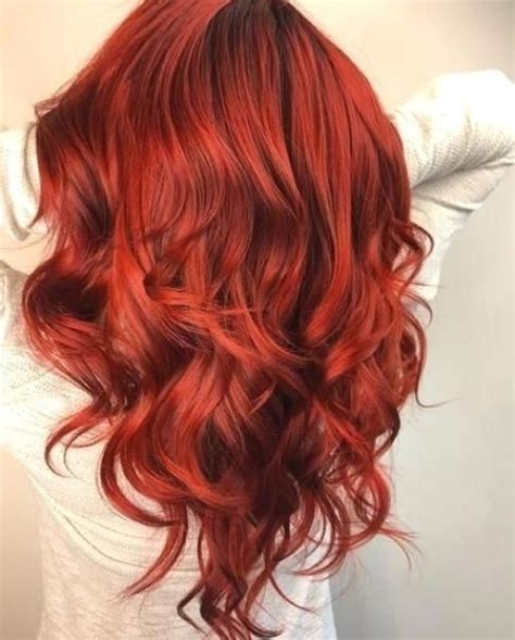 Fall-Inspired Candy-Apple Red in 2022 | Hair color trends, Hair color, Red hair color