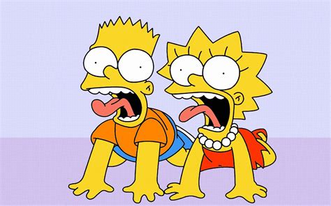 Lisa Simpson Bart Simpson - Wallpaper, High Definition, High Quality, Widescreen