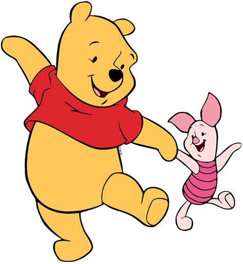 Winnie the Pooh & Piglet Clip Art (PNG Images) | Disney Clip Art Galore