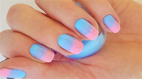 Get Ready for Summer with Stunning Blue and Pink Ombre Nails - Check Out Our How-To Guide and ...