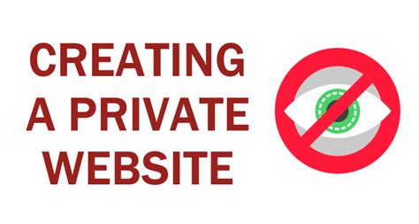 How to Create a Private Website - UncensoredHosting.com