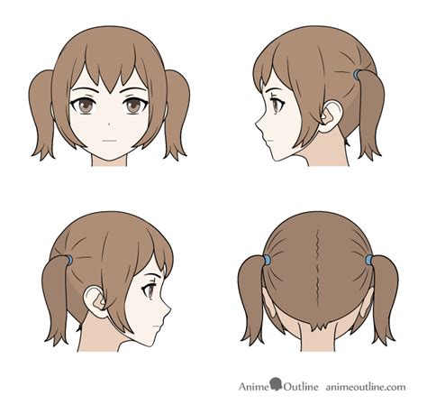 Anime Face Side View Hair - Made easy for beginners or newbies.