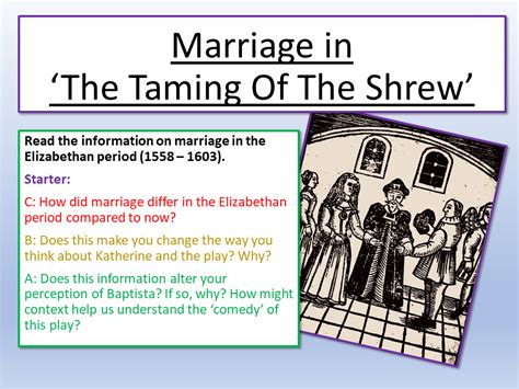 Taming Of The Shrew | Teaching Resources