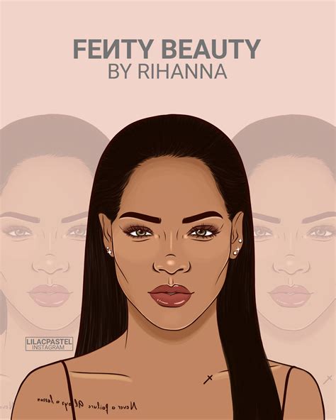 Download Fenty By Rihanna Digital Illustration Wallpaper | Wallpapers.com