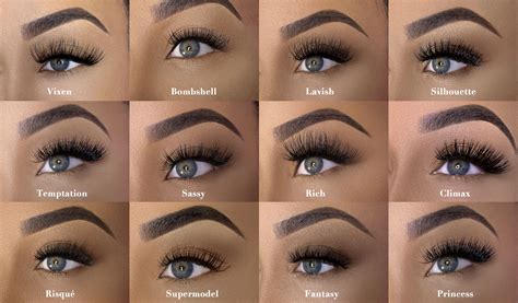 Famous Different Types Of Eyelash Extensions Styles PNG - jonathansamplecomics