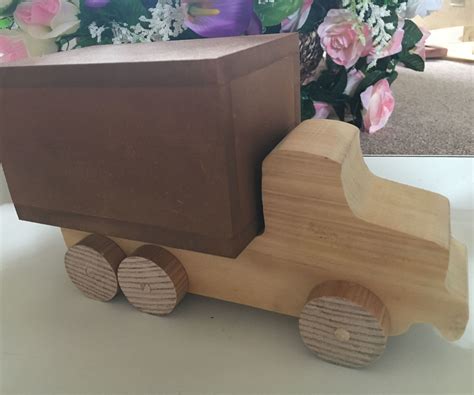 How to Make a Wooden Toy Truck | Wooden toy trucks, Wooden toys, Making wooden toys