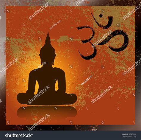 Buddha Om Symbol Stock Illustration 186474926 | Shutterstock