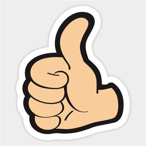 Thumbs Up - Thumbs Up - Sticker | TeePublic