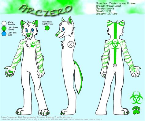 My Fursona - First Reference Sheet by Crazyjump15 on DeviantArt