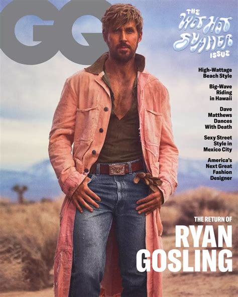 Ryan Gosling Talks Being Barbie's Ken in GQ