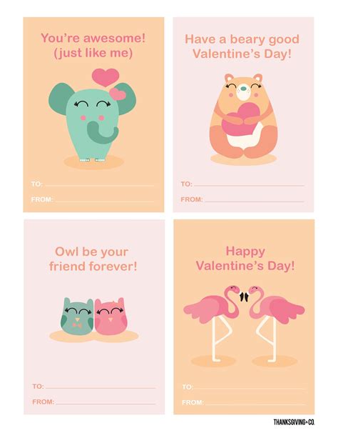 Happy Valentines Day Printable Cards