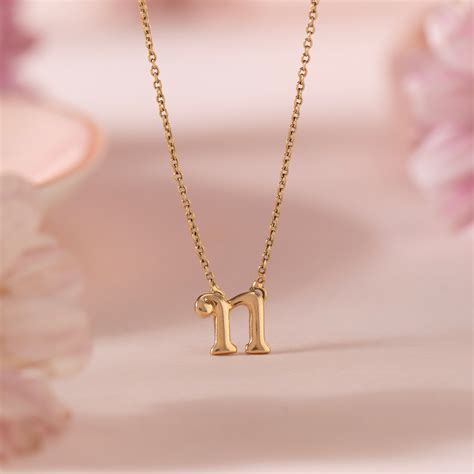 Classic Alphabet N Gold Necklace | Sleek Modern Design | CaratLane