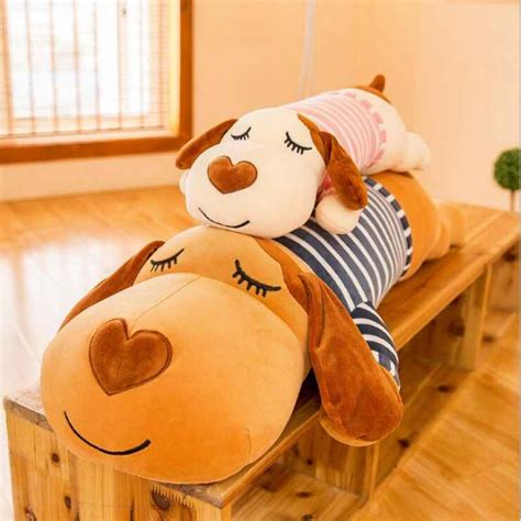 120/140cm 2 styles Cute Giant Plush Dog Large Big Stuffed Toys Animals Plush Life Size Kid ...